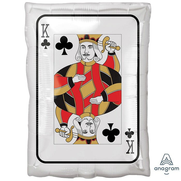 Шар фольга фигура Карты 12" 30см W X 17" 43см H An