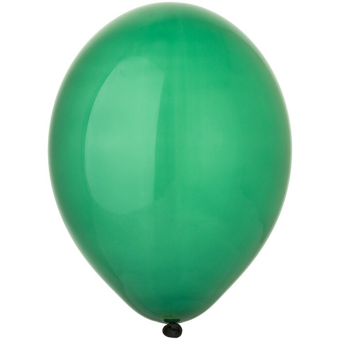 Шар латекс без рисунка 14" Bb B105 035 кристалл Экстра Green