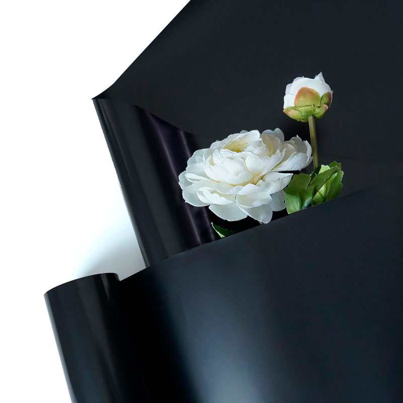 Пленка рулон 0,50х9,0м матовая Черная 60 мкр