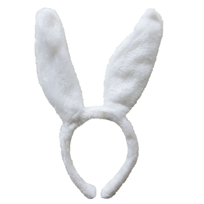 Ободок Зайка Белый 1шт ВВ