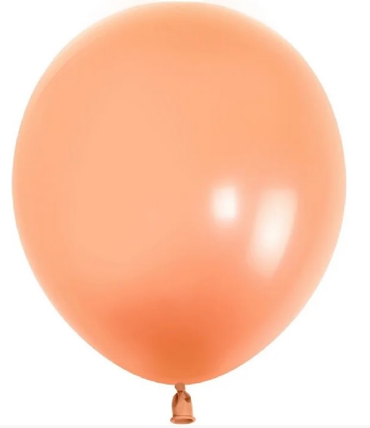 Шар латекс без рисунка 12" UN-UW пастель Персиковый (100шт)