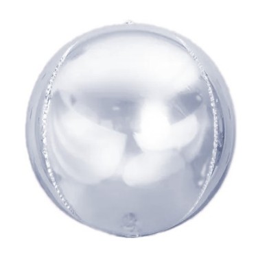Шар фольга без рисунка 32'' 81смFL Сфера, Серебро