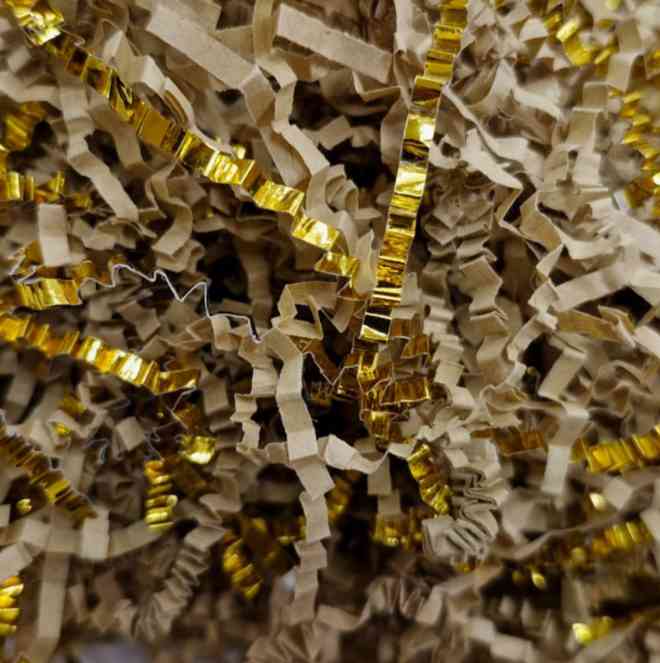 Наполнитель бумажный Крафт Золотой 50г