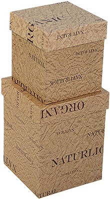 Коробка Крафт квадрат Эко шик 11х11х12см 1 штука