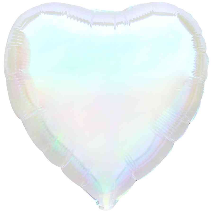 Шар фольга без рисунка 40" 102см Сердце перламутр Хамелеон Жемчужный