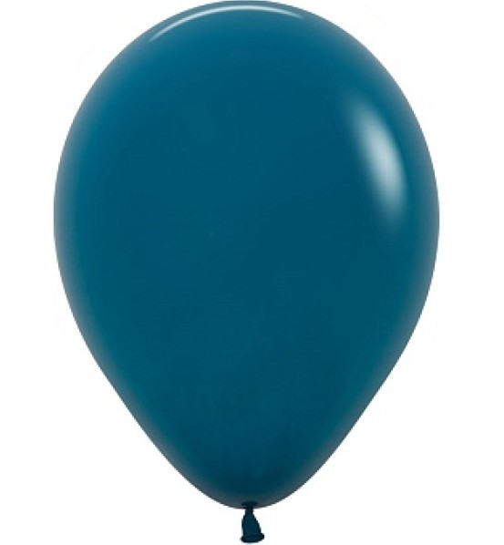 Шар латекс без рисунка 12" Sp пастель 035 Глубокий бирюзовый (50шт) R12 035