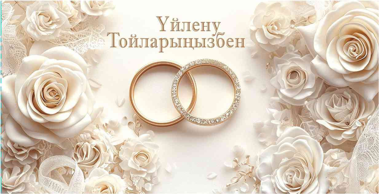 Конверт для денег Үйлену Тойларыңызбен