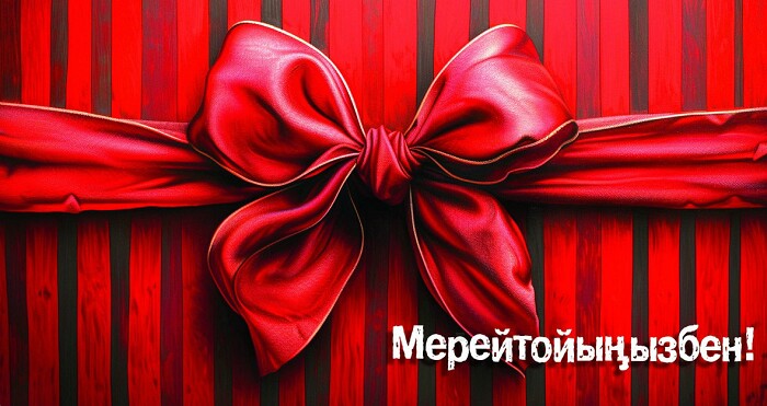 Конверт для денег Мерейтойынызбен