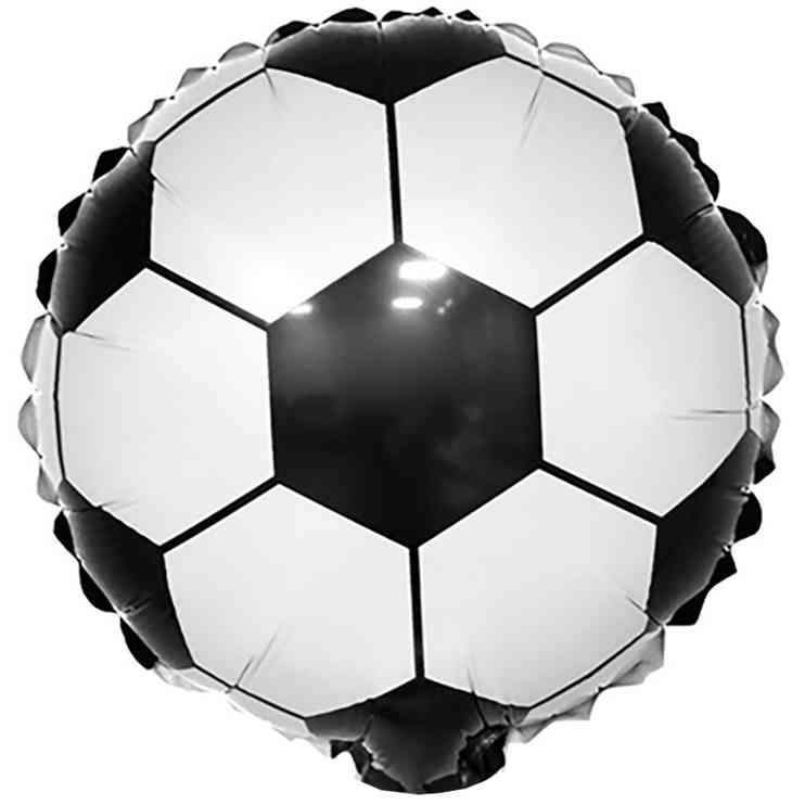 Шар фольга с рисунком 18"ВЗ круг Мяч футбольный
