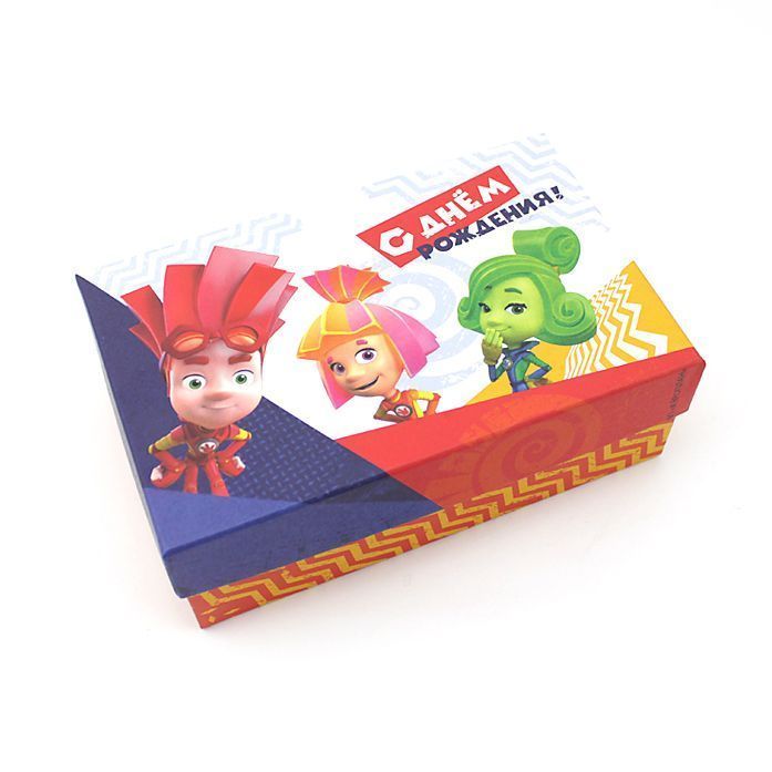 Коробка Прямоугольник 18х12х7см Фиксики