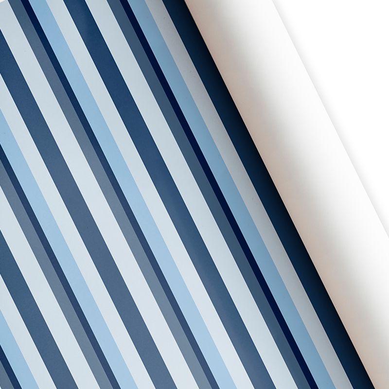 Бумага лист 60х87,5см Синие полосы уп10 Россия