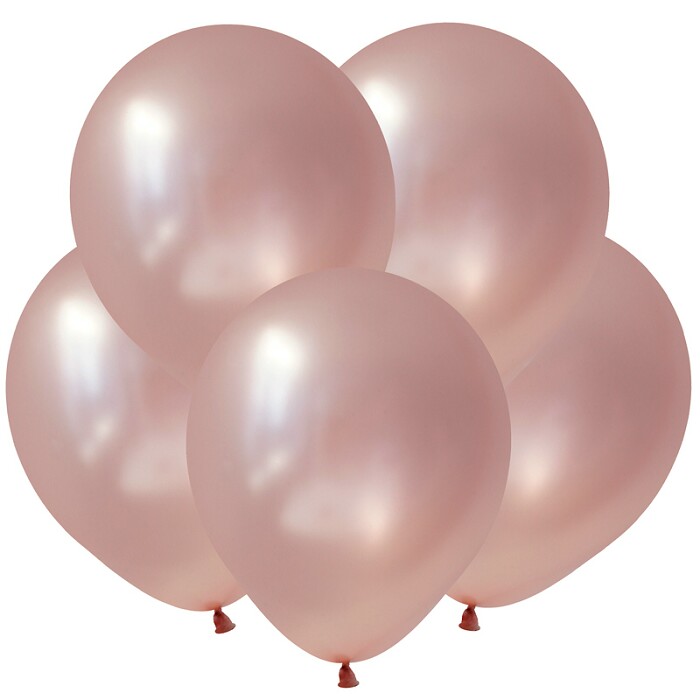 Шар латекс без рисунка 12" ВП металлик Розовое золото Rose Gold (100шт)