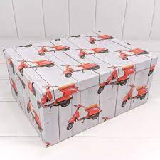 Коробка Прямоугольник Скутеры Красный 721604 1442-9