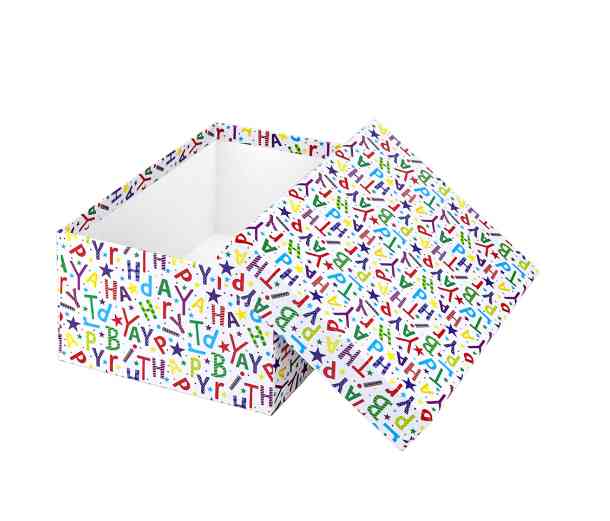 Коробка Прямоугольник 23х16х9см Буквы Миленд