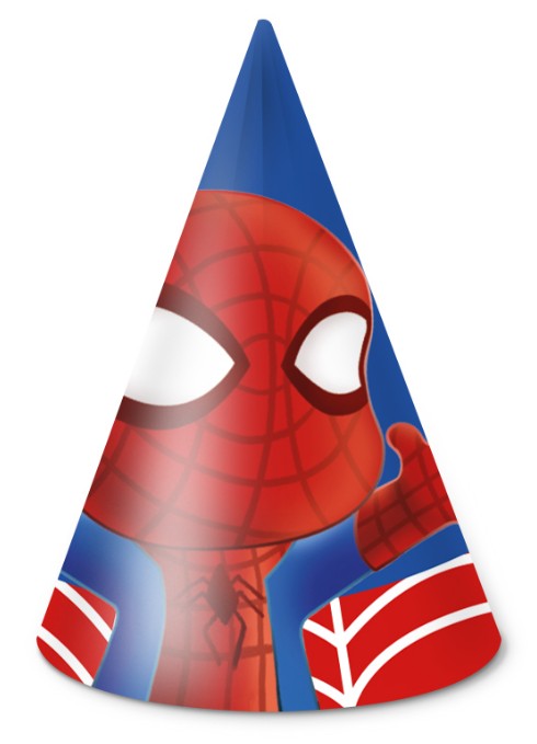 Колпаки бумажные Героическая тема №2 (уп6)