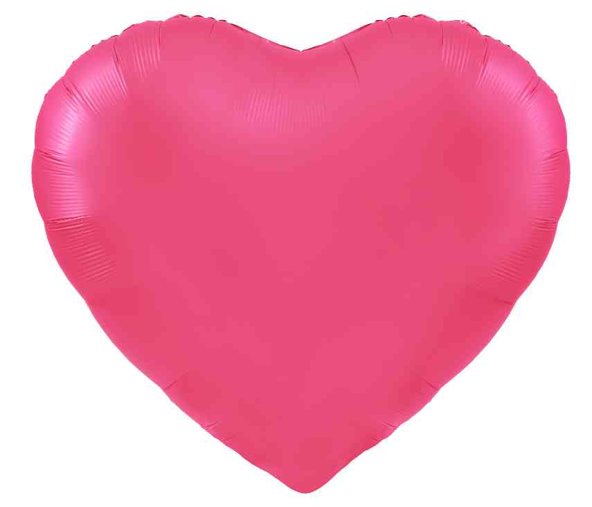 Шар фольга без рисунка 68"FL сердце сатин Розовый