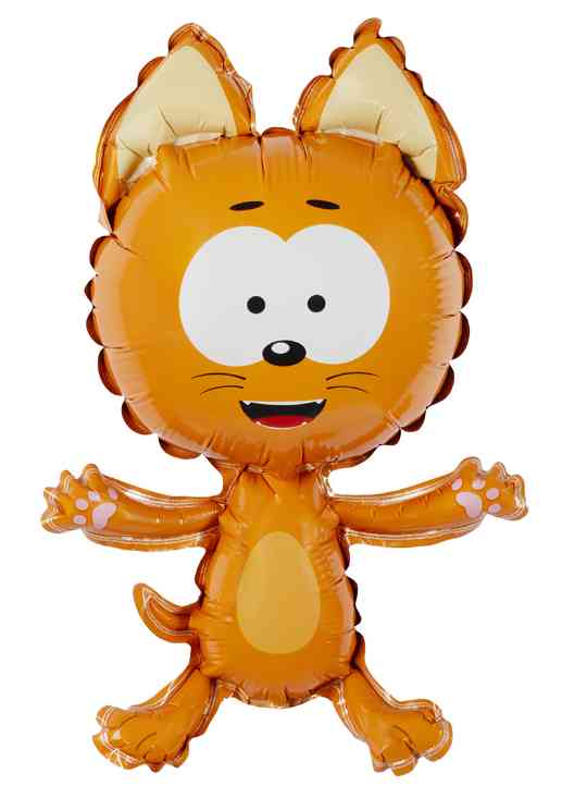 Шар фольга мини с клапаном Котенок Котэ 17" 43смFL