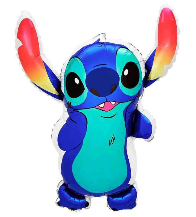 Шар фольга фигура Любимый монстрик Яркие ушки Синий 31" 79смFL (упак)