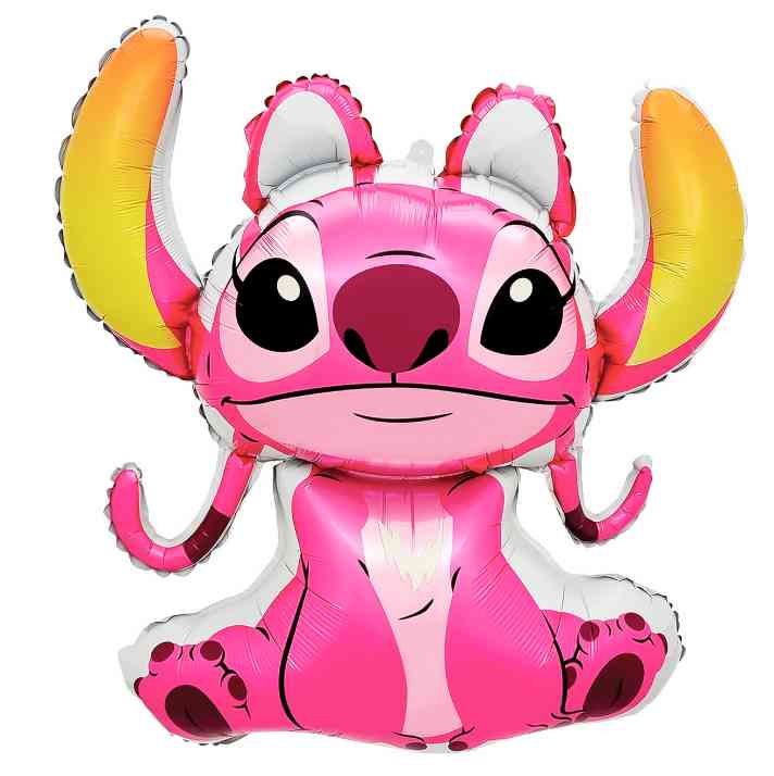 Шар фольга фигура Любимый монстрик Яркие ушки Розовый (воздух) 27" 69смFL (упак)