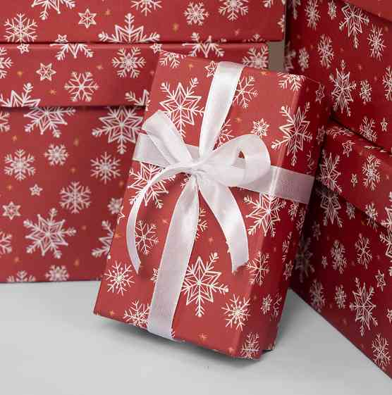 НГ Коробка прямоугольник 15х9х6см Волшебные снежинки