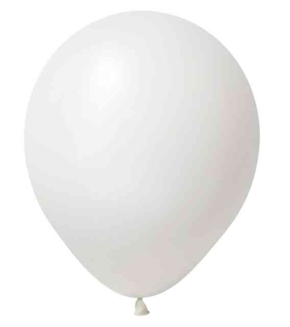 Шар латекс без рисунка 10"ВП пастель Белый (100шт)