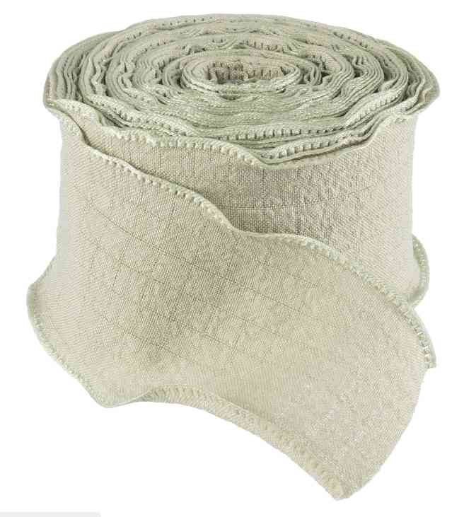 Лента тканевая 4х9,14м Нежная волна Авокадо