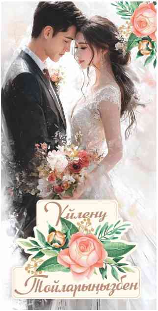 Конверт для денег Үйлену Тойларыңызбен Алхат