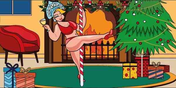 Конверт для денег Снегурочка