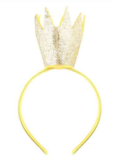 Ободок Корона Золото с блестками ВВ