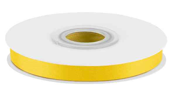 Лента атласная 0,7х22,85м Желтый