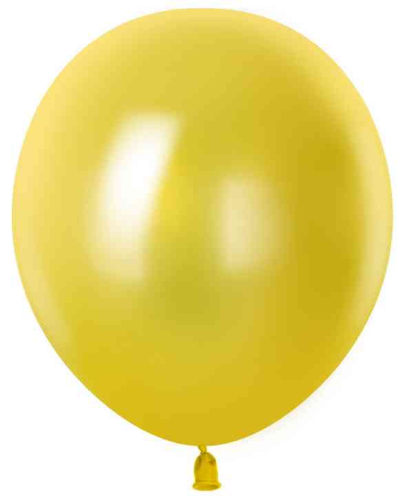 Шар латекс без рисунка 12" 512 металлик Желтый (100шт)
