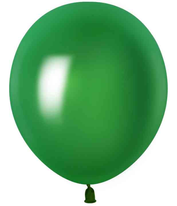 Шар латекс без рисунка 12" 512 металлик Темно-зеленый (100шт)