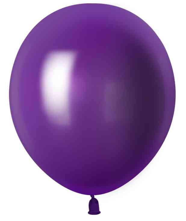 Шар латекс без рисунка 12" 512 металлик Фиолетовый (100шт)