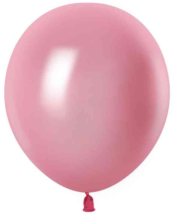 Шар латекс без рисунка 12" 512 металлик Ярко-розовый (100шт)