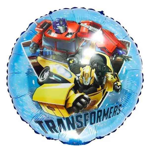 Шар фольга с рисунком 18"FL Круг Трансформеры