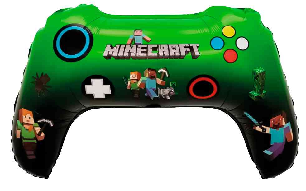 Шар фольга фигура Геймпад Пиксели 27" 66смFL (упак)