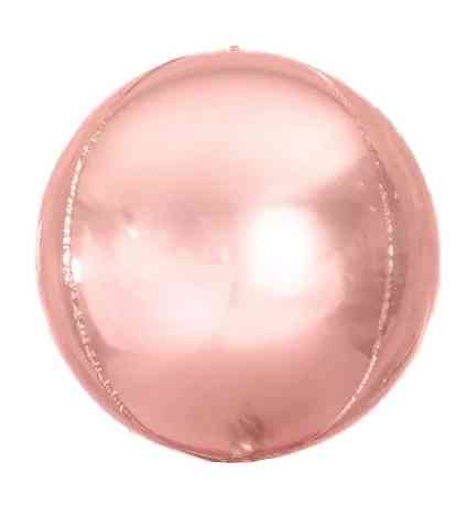 Шар фольга без рисунка 20"FL Сфера металлик Розовое Золото