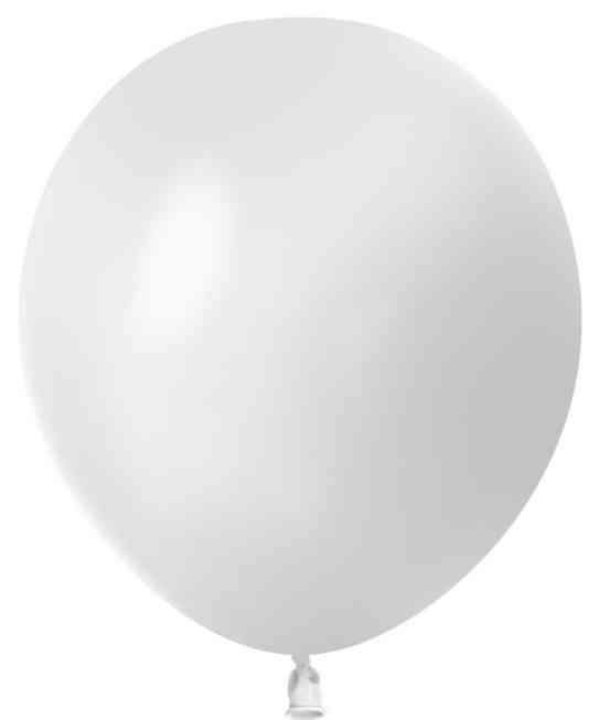 Шар латекс без рисунка 18"512 пастель Белый (10шт)
