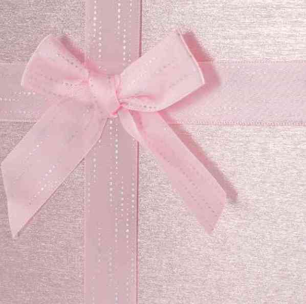 Коробка Прямоугольник 23х16х9см Чудесный подарок Нежно-розовый ДБ