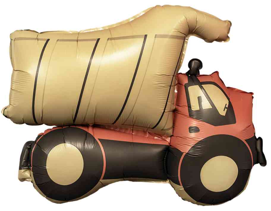 Шар фольга фигура Самосвал Сатин 29" 74смFL (упак)