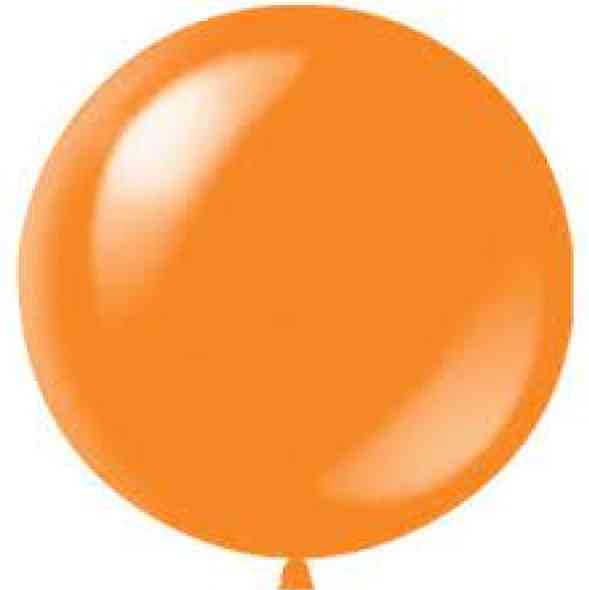 Шар латекс без рисунка 36"ЗБ S9 пастель Оранжевый (50шт)