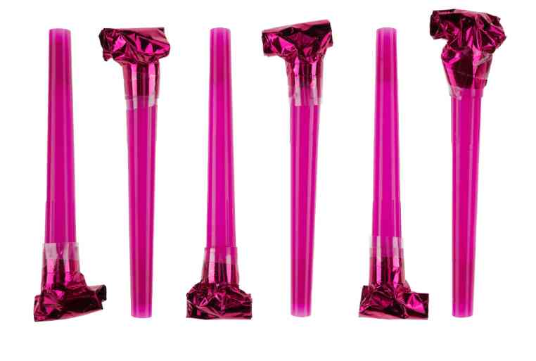 Язык-гудок Шумчики Розовый ВВ (уп6)