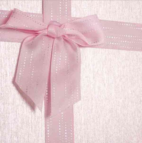 Коробка квадрат 15х15х7см Чудесный подарок Нежно-розовый