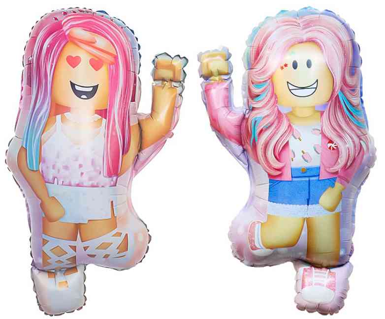 Шар фольга фигура Блоки Девочки 29" 74смFL (упак)