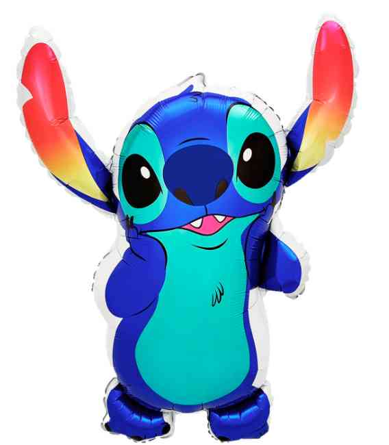 Шар фольга фигура Любимый монстрик Яркие ушки Синий 31" 79смFL