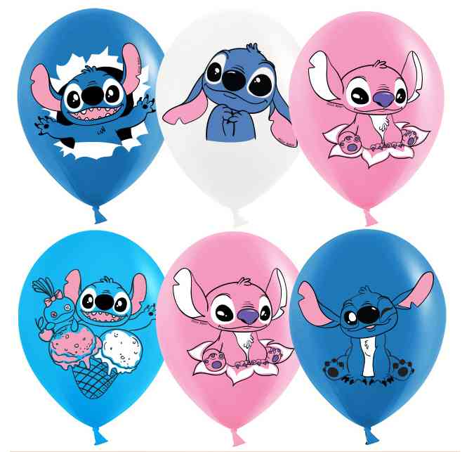 Шар латекс с рисунком 12" пастель Любимый монстрик (25шт)