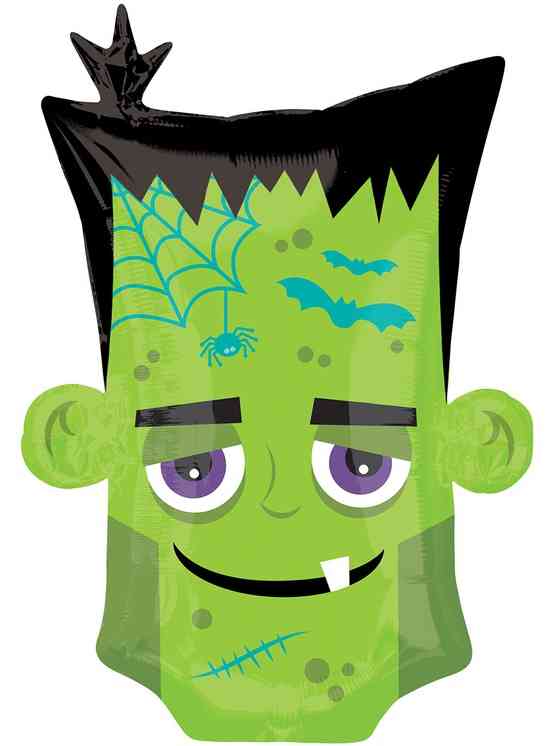 Шар фольга фигура Франкенштейн (голова) 25" 63смAn (упак)