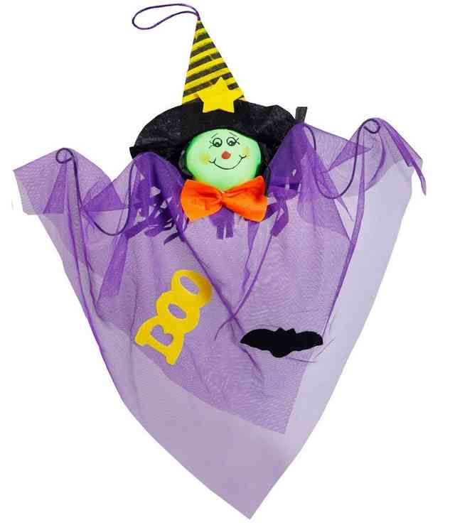 Декоративное украшение Пугало Ведьма подвесная 50см ЕУТ