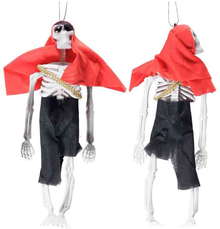 Декоративное украшение Скелет Пират подвесной 33см ЕУТ