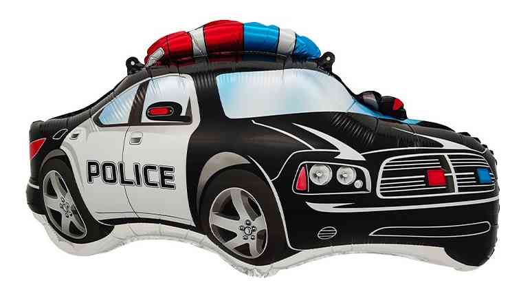 Шар фольга фигура Полицейская машина 26" 66смFL